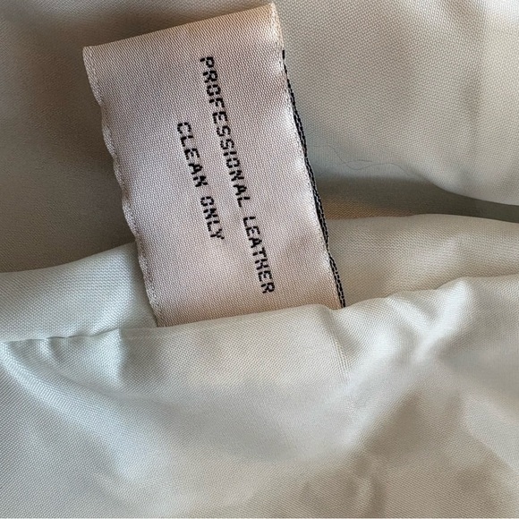 Braefair Vintage White Leather Jacket 6 Dress Coat - Picture 10 of 11